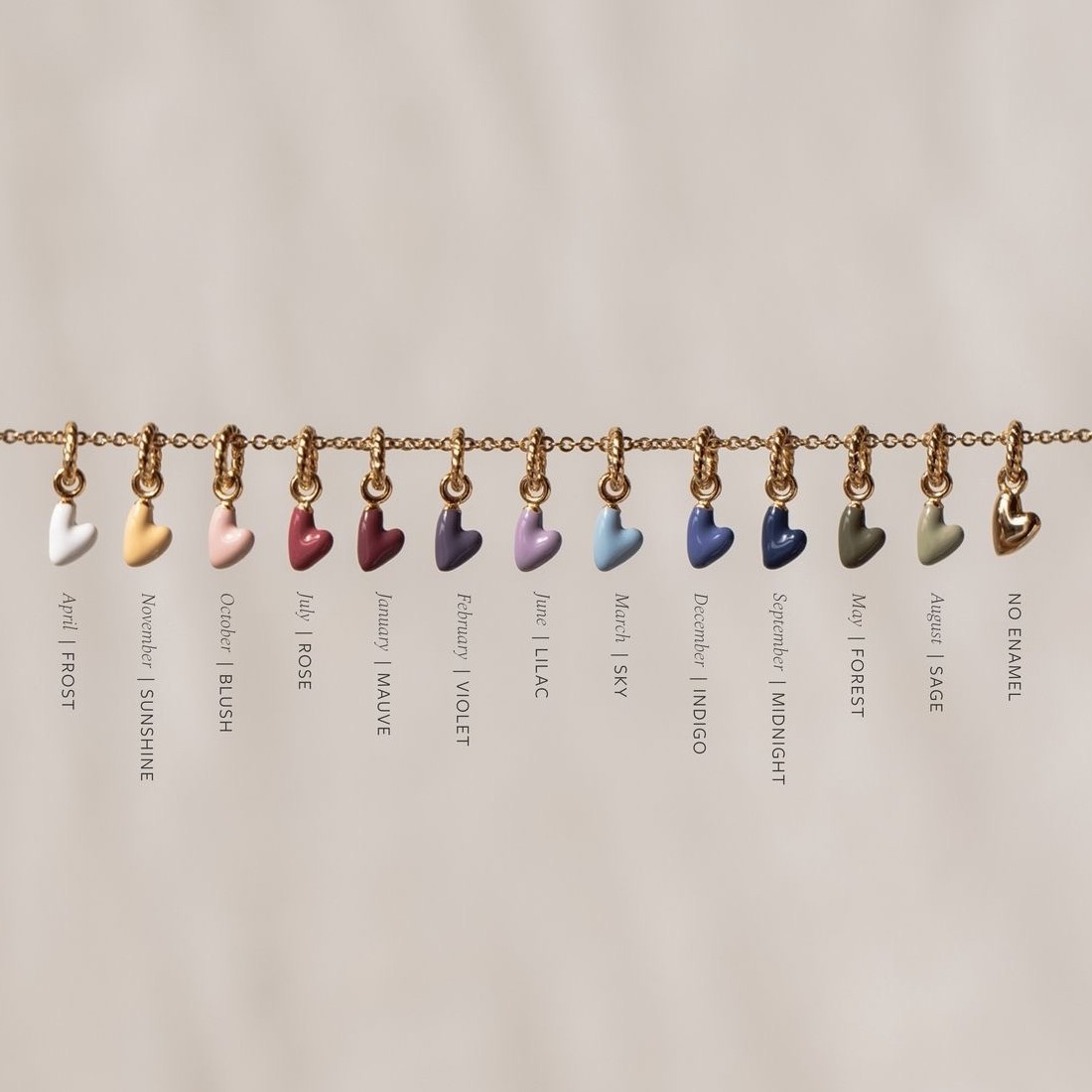 Titanium Steel Heart Shaped DIY Pendant Necklace Family Name Letter Jewelry Accessory Gift Polished Multi-Color Gold Plated