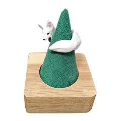 Fox Ring For Women In Cartoon Style Featuring Orange Enamel Alloy Design 5
