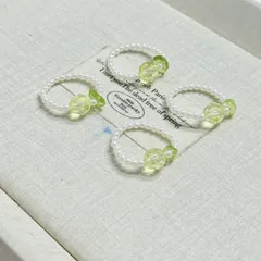 Geometric Beading Gravel Ring Featuring August Birthstone Peridot, Unisex Design 2