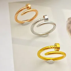 Geometric Unisex Rings For Everyday Wear In Rose Gold Featuring Titanium Steel With 18K Real Gold Plated Finish 4