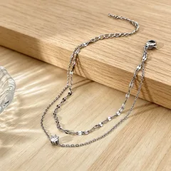 Rose Pattern Unisex Bracelet Keychain For Rings, Alloy Material With KC Golden Plated 0.03µm Thickness And Zircon Inlay 4