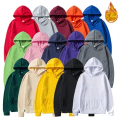 Men's Casual Long Sleeve Hoodie In Polyester Fabric 3
