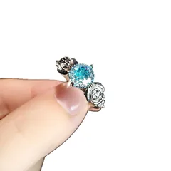 Luxurious Women’s Copper Rings For Flowers Featuring Electroplated And Faceted Craftsmanship 5