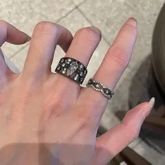 For Women Irregular Wide Band Alloy Ring Featuring Waterproof Non Tarnish Craftsmanship 5